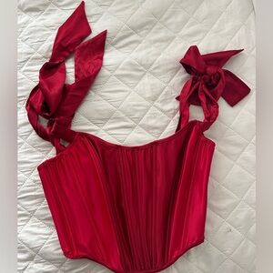 Victoria's Secret Vibrant Red Corset